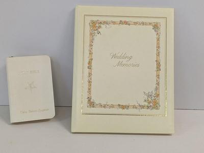 Wedding Memories Scrap Book Vintage Holy Bible