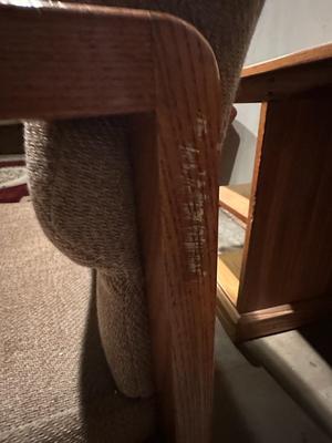 Sale Photo Thumbnail #399: Great executive chair.  Needs TLC and a little work but beautiful piece worth the effort.