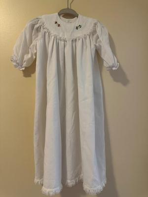 Vtg. Baptism Christening Gown & Jacket