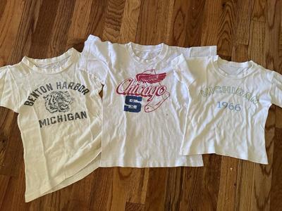 Baseball Collectors! Early 1950's Chicago White Sox Kid's T-Shirt + 2 Other Vintage T's!