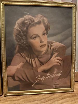 Sale Photo Thumbnail #450: These belonged to the mother of the estate holder and were framed in the early 1940's  Pics could be prints or from magazines.  We did not open.
