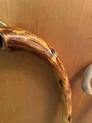 3 Hand Carved Wood Canes + 2 Medical Canes SEE POW MIA CANE