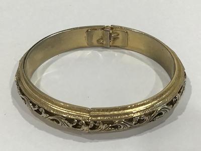 Vintage Whiting and Davis Hinged Bracelet