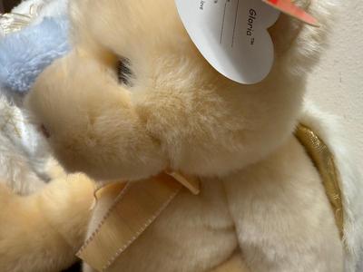 Sale Photo Thumbnail #282: Halo II TY Beanie Baby, 2007 Build -a -Bear Winter Snowflake bear, TY Gloria bear, and TY Halo II bear.  In very good condition, with tag attached.