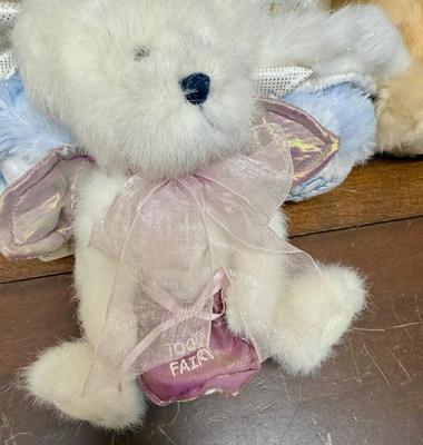Sale Photo Thumbnail #279: Halo II TY Beanie Baby, 2007 Build -a -Bear Winter Snowflake bear, TY Gloria bear, and TY Halo II bear.  In very good condition, with tag attached.