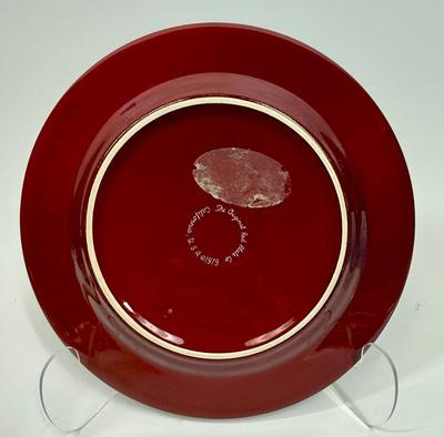 Sale Photo Thumbnail #169: In good condition. There is sticker residue on back of plate.