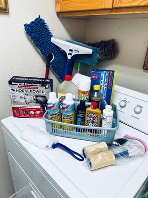 CORDLESS RECHARGEABLE WATERPROOF HORSEPOWER SCRUBBER, AND HOUSEHOLD CLEANERS