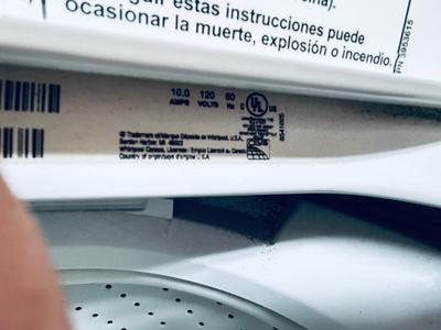 WHIRLPOOL COMMERCIAL QUALITY SUPER CAPACITY PLUS WASHING MACHINE