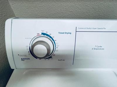 WHIRLPOOL COMMERCIAL QUALITY SUPER CAPACITY PLUS ELECTRIC DRYER