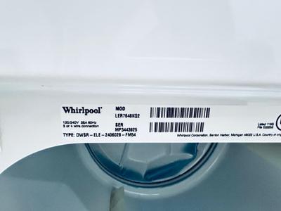 WHIRLPOOL COMMERCIAL QUALITY SUPER CAPACITY PLUS ELECTRIC DRYER