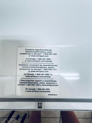 WHIRLPOOL COMMERCIAL QUALITY SUPER CAPACITY PLUS ELECTRIC DRYER