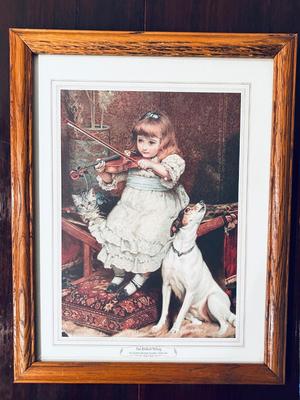 GAINSBOROUGH (1727-1789) MASTER JOHN HEATHCOTE, THE BROKEN STRING AND OTHER PRETTY LITTLE GIRL PRINT