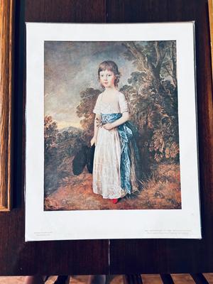 GAINSBOROUGH (1727-1789) MASTER JOHN HEATHCOTE, THE BROKEN STRING AND OTHER PRETTY LITTLE GIRL PRINT