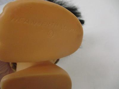 Vintage 1960's Neanderthal Man Bijou Toys Black Hair Troll