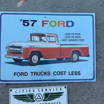 Metal Signs Lot
