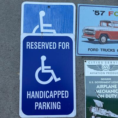 Metal Signs Lot