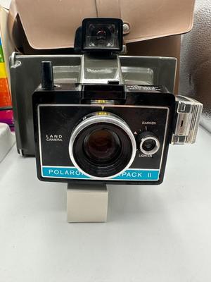 2 Vtg. Polaroid Colorpack II Cameras w/1 box and 1 Original Box