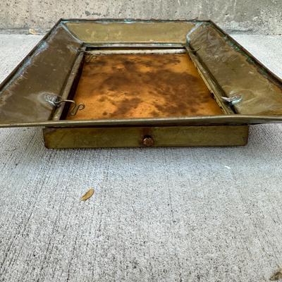 Antique Hendryx Brass Bird Cage