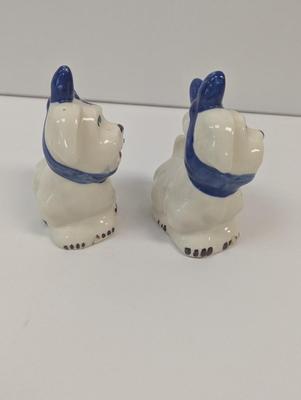 Muggsy The Toothache Dog Salt & Pepper Shakers Shawnee Pottery