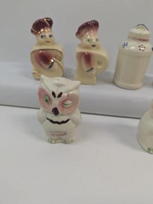 Vintage Salt & Pepper Shakers Shawnee Hand Decorated Some With Stickers Choice 3