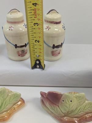 Vintage Salt & Pepper Shakers Shawnee Hand Decorated Some With Stickers Choice 4