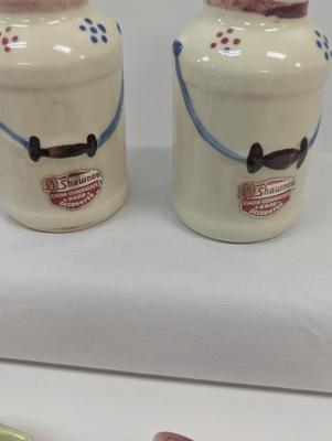 Vintage Salt & Pepper Shakers Shawnee Hand Decorated Some With Stickers Choice 4