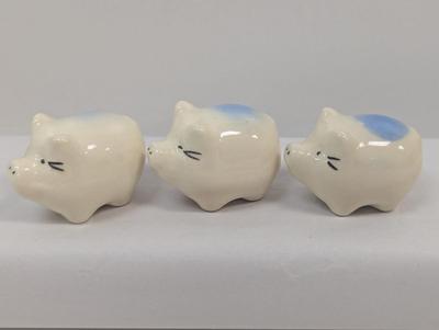 3 Ceramic Pigs