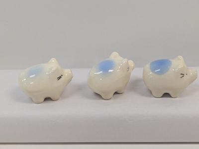 3 Ceramic Pigs