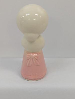 Vintage Shawnee Pottery Darn-Aide Lady Sock Darner With Original Paper Label