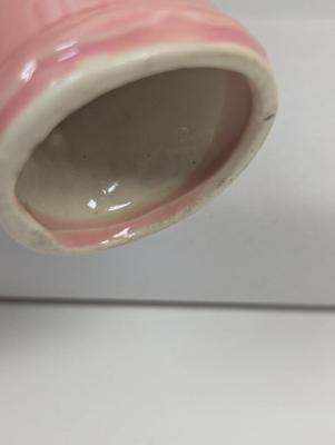 Vintage Shawnee Pottery Darn-Aide Lady Sock Darner With Original Paper Label