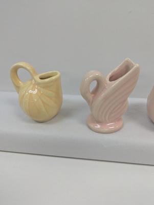 3 Vintage Shawnee Miniature Pottery Vases Choice 6