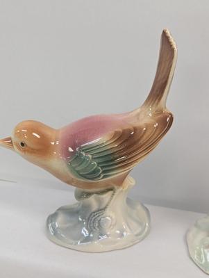 Vintage Royal Copley Ceramic Birds