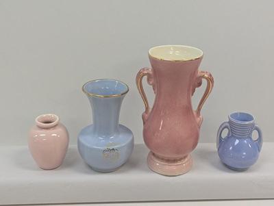 Vintage Pottery Vases Royal Copley & USA