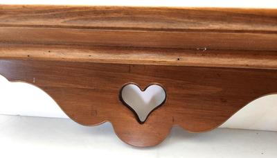 Lot #61 Ethan Allen Shelf/Plate Rail - solid wood