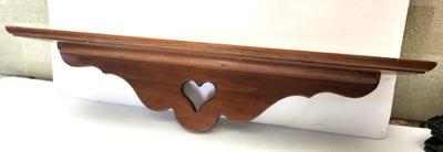 Lot #61 Ethan Allen Shelf/Plate Rail - solid wood