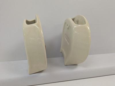 Royal Copley Rooster Chicken Ceramic Round Wall Planter Sconces