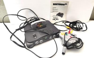 Lot #66 Vintage Nintendo 64 Game System - Works