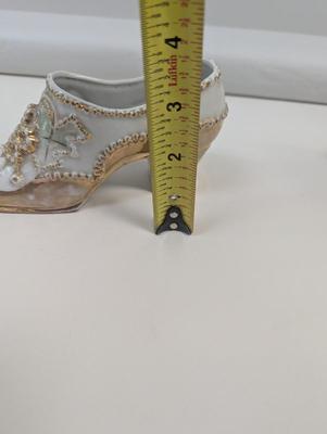 Victorian Style Ceramic Shoe Stamped On The Bottom