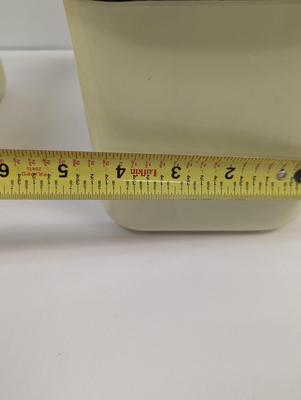 Vintage Enamel Storage Boxes With Lids