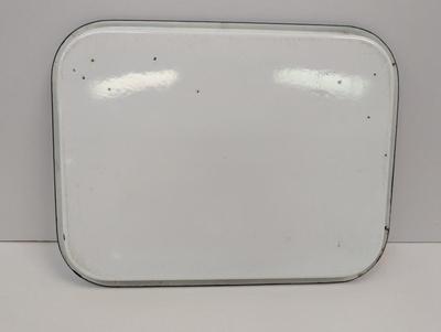 11" x 8 1/2" Vintage Enamel Tray