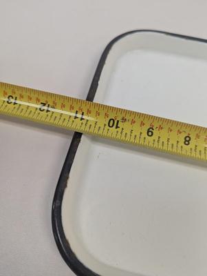 11" x 8 1/2" Vintage Enamel Tray