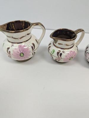 Vintage Old Castle England Miniature Pitchers