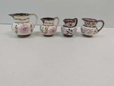 Vintage Old Castle England Miniature Pitchers