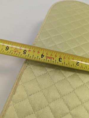 Kerk Guild Vintage Quilted Vanity Trinket Storage Box Fabric Makeup Container Glove Holder