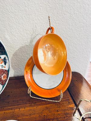 ASIAN BAMBOO WALL ART, COASTERS, AND HAND PAINTED CHINA