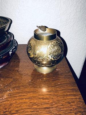PRETTY HAND ETCHED BRASS FROM INDIA