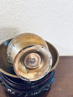 PRETTY HAND ETCHED BRASS FROM INDIA