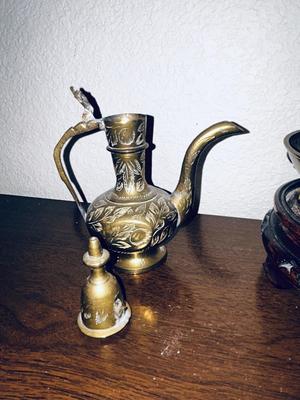 PRETTY HAND ETCHED BRASS FROM INDIA