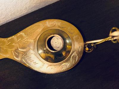 UNIQUE BRASS OIL LAMP, FILLED BRASS DOLPHIN, AND HOME INTERIORS BUTTERFLIES