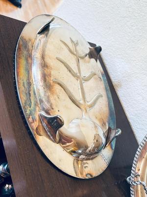 SILVER PLATED DINNER SERVICE ITEMS